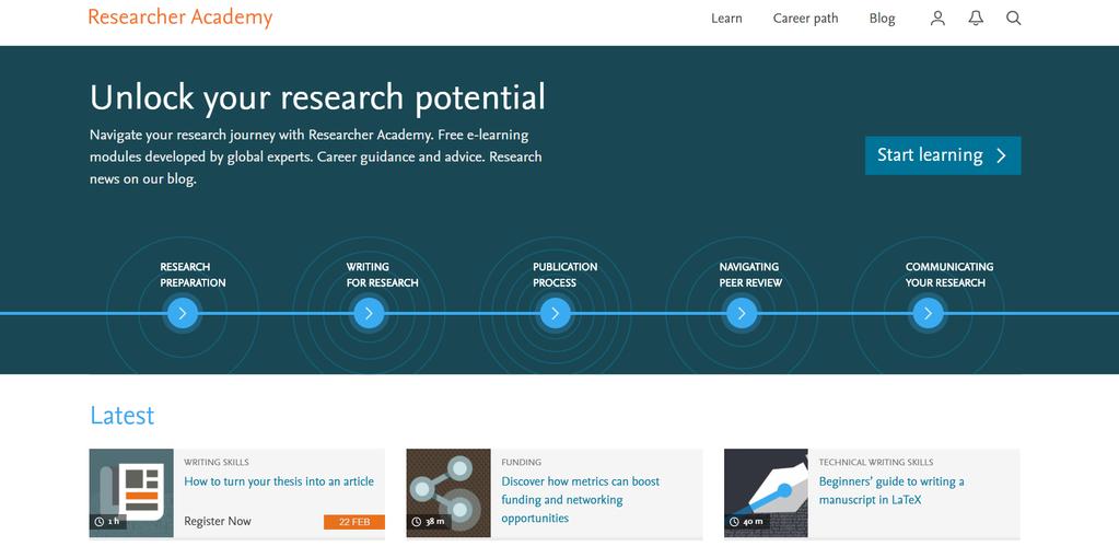 27 Submit your paper Researcher Academy https://researcheracademy.elsevier.