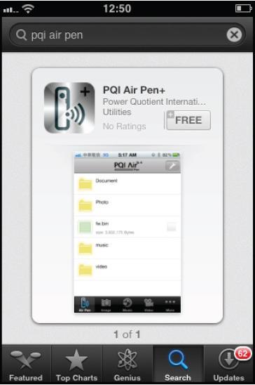 스마트폰 / 태블릿 PC가인터넷에연결되어있는지확인하십시오. 2. Play Store를실행하십시오. 3. "pqi air pen" 을입력하여 PQI Air Pen+ 을찾아보십시오. 4. 앱을선택하여설치하십시오.