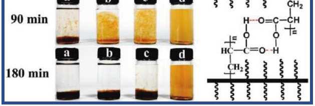 3 (b) ph= 4, (c) ph= 5, and (d) ph = 6 (B) Schematic