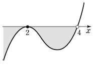 따라서닮음비가 이므로넓이의비는 이고 에서 또는 그리고 lim 45) 4 ( ⅰ) 위의식을변끼리더하면 lim lim () 이므로 lim lim lim lim ( ⅰ), ( ⅱ) 에서 lim 이므로 46) 5 라고하면 양변을제곱하면, 또는 이때, 은무연근이므로 ᄀ lim 따라서 의그래프와직선 의교점의 좌표를각각 라고 하면그림과같다.