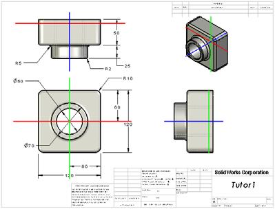 7 장 : SolidWorks edrawings 기초사항 십자선의색은다음을나타냅니다.