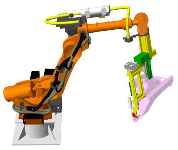 DM_CABLE DMWorks 가제공하는로봇케이블시뮬레이션을이용하여로봇의작업프로그램을생성하고실제공정에적용시키면로봇케이블의꼬임현상등에대한문제점을미리제거할수있습니다.