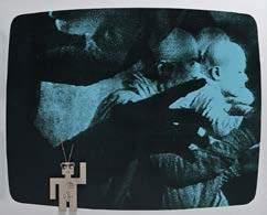 2nd BLACK LOTS 058 백남준 Paik NamJune 1932-2006, Korean Video Sonata Op.57 Collage and silkscreen on aluminum 45 56cm, ed.