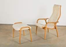 2nd BLACK LOTS DESIGN 102 잉뵈익스트룀 Yngve Ekström 1913-1988, Swedish Easy Chair 'Lamino'