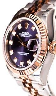 Steel 28mm 18K Everose Gold, Stainless Steel