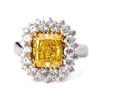 THE COLOR WITH LUXURY 218 옐로우다이아몬드반지 Yellow Diamond Ring