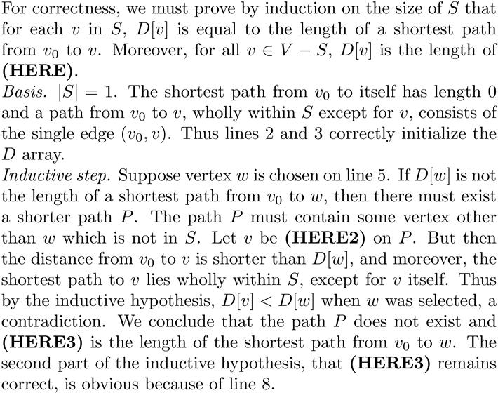5. 다음은 Dijkstra 의 Single-source Shortest Path 알 고리즘에관한문제이다. 가. 다음과같은 weighted directed graph 에대해, vertex A를 source vertex로하여 Dijkstra의알고리즘을적용할경우생성되는 (A를 root로하는 ) spanning tree를그려라. ( 화살표방향에주의할것 ) 나.
