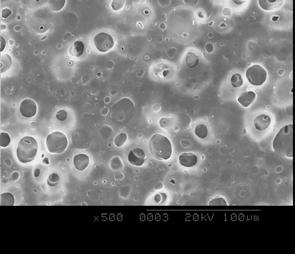 polymeric film surface (c) before and (d) after dissolution test. 용되는데, 과립의결합제로사용시에는, 제제성분의 2 5% 사용되어지고, 정제외부의필름코팅제로적용될경우, 2 20% 가첨가된다.