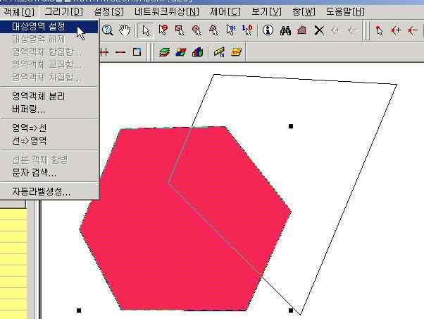 중첩분석 (Overlay Analysis) 공간객체간의 union, intersect,