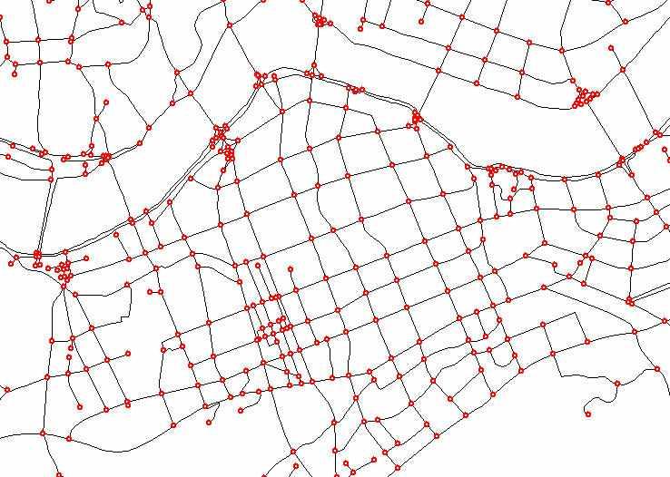 망분석 (Network Analysis) 연결성, 방향성, 최단경로, 최적경로, 입지할당 Network 설정으로최단경로찾는예 Network