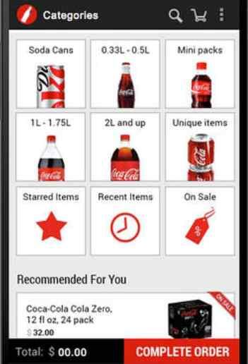 < Bingg, 소규모소매상을대상으로한 Coke on Demand app> Fulfillment