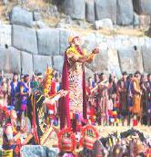 인티라이미 (Inti Raymi) 케추아 (quechua) 어로 태양의축제 를의미하는인티라이미는안데스지역에서동지마다태양신인인티를경배하는종교행사였다.