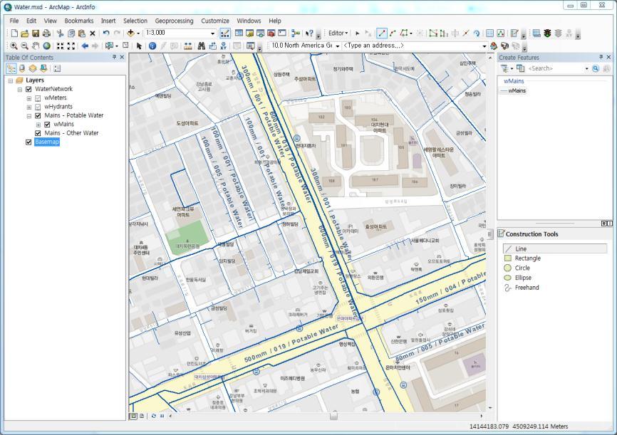 ArcGIS for Desktop 기본애플리케이션 (1/2) ArcMap 지리정보데이터시각화도구 심볼,