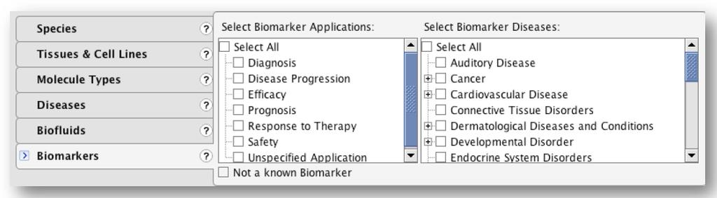 Biomarker Analysis 질병진단및예후, 질병진행지표, 약물효능및안전성지표,