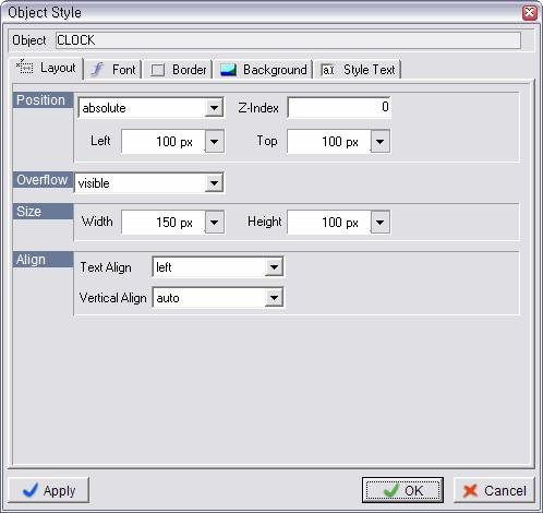 Winvader Page Designer Style Sheet Editor Script