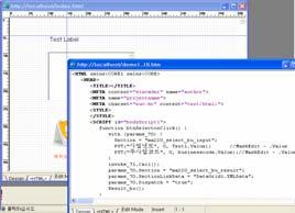 Code 편집 HTML 서식기능지원 스타일속성편집및적용 CSS 연동기능 Page