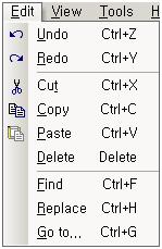 Exit OZ Function Editor. (Edit) [Edit]. Undo (Ctrl+Z).