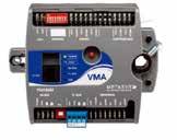 자동제어 Controls 댐퍼조작기일체형디지털콘트롤러 VMA Series 제품규격 Product Code Numbers Supply Voltage Power Consumption Ambient Conditions Terminations Controller Addressing Communication Bus Processor Memory Actuator