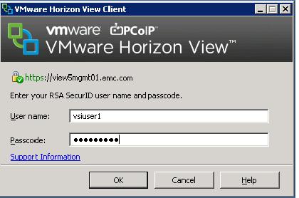 3 장 : 솔루션개요 RSA SecurID 인증제어흐름 SecurID 가설정되면사용자는 Horizon View Client 를통해 Horizon View 관리서버에