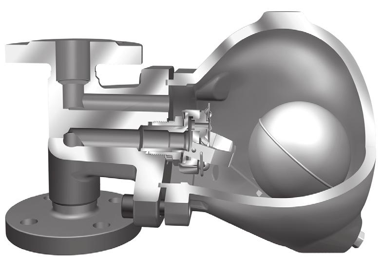 634 Page 2 Fig. 634...2 CONA SC Plus Ball float steam trap with capsule for rapid system start-up ANSI150 / 300 - with flanges (Fig. 635.