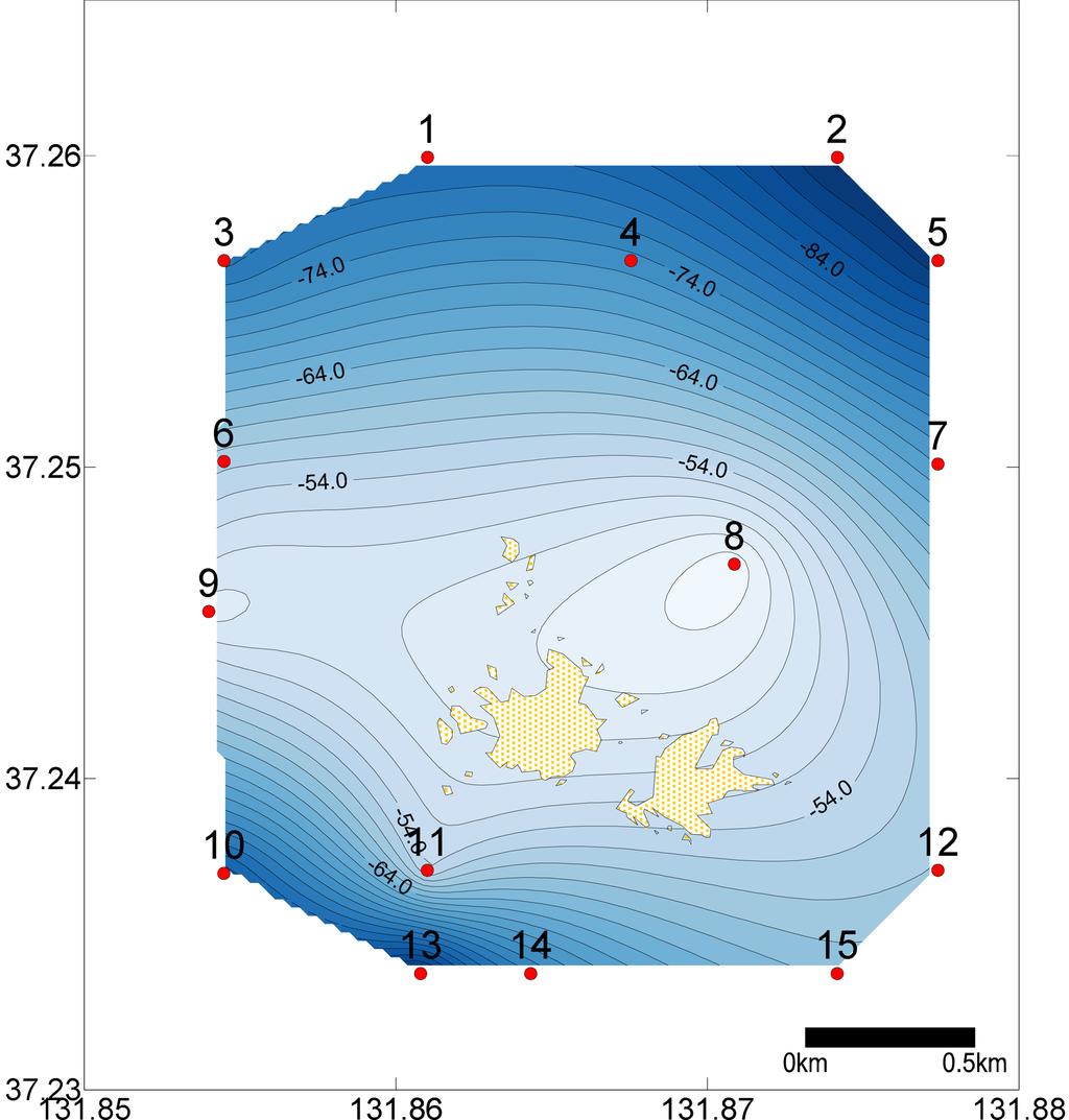 48 Kang, S. M. et al. the four parameters of salinity, dissolved oxygen, total organic carbon and depth.