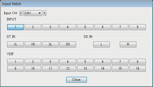 작업흐름 제 1 장 MTX-MRX Editor 개관 MTX 의입력채널설정을지정합니다.