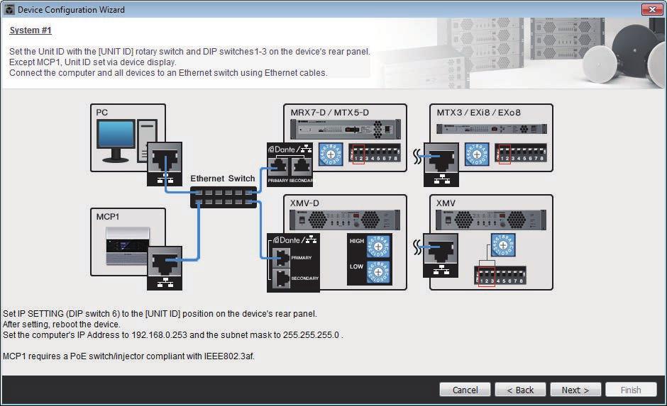 Device Configuration Wizard 대화상자 제 3 장프로젝트화면 [Next >] 버튼변경사항을적용하고다음화면으로진행합니다. [Finish] 버튼버튼이어두워져사용할수없습니다. 5.