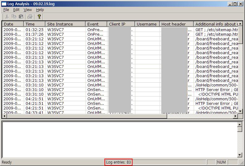 DNS Lookup 기능역시간단히도메인을이용한호스트 IP를질의할수있으며실행방법은 Whois Lookup 기능과동일하다.