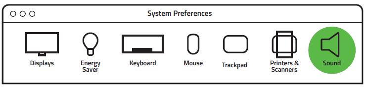 B. OS X 사용자용 1 단계 : 시스템기본설정 >
