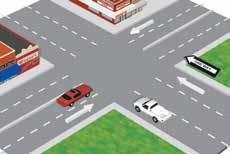 4. 일방통행로에서양방향도로로좌회전. 가장왼쪽에있는차선에서회전을시작하십시오. 화살표가표시하는대로, 차량이없는안전한어떤차선으로도회전할수있습니다. 5. 일방통행로에서일방통행로로좌회전. 가장왼쪽에있는차선에서회전을시작하십시오. 보행자, 오토바이운전자, 자전거운전자도좌회전을위해좌회전차선을합법적으로사용할수있기때문에차량과연석사이에이들이있는지확인해야합니다.