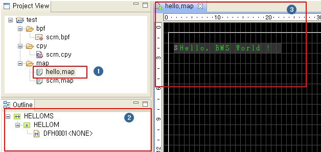 3. 다음과같이입력한항목에맞게 Map 파일이생성된것을확인할수있다. [ 그림 2.22] Create map file(3) 1) 입력한 Map 파일은 map 폴더아래에생성된다.