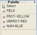 화면이다. 설정한템플릿이 Palette 에나타나는것을확인할수 있다.