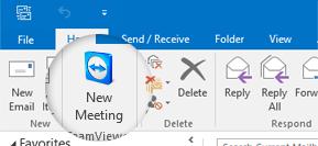 3 회의 Microsoft Outlook 용 TeamViewer 회의애드인. Microsoft Outlook에서회의를예약하는방법은다음과같습니다. 1. Microsoft Outlook을실행하십시오. 2. 시작탭에있는새회의아이콘을클릭하십시오. 새회의초대장이열립니다. TeamViewer 계정에아직로그인하지않은경우로그인대화상자가열립니다 (40페이지 4.1.3 항참조 ).