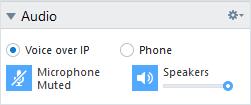 3 회의 오디오전송을수립하는방법은다음과같습니다. 1. 오디오위젯을여십시오. 2. VoIP 라디오단추를선택하십시오. 3. 아이콘을클릭해마이크를활성화하십시오. 4. 스피커와마이크의볼륨을설정하십시오. 5.
