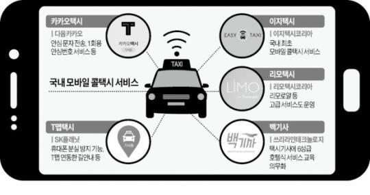 이용자분석도표 12 다양한국내택시서비스업체들 자료