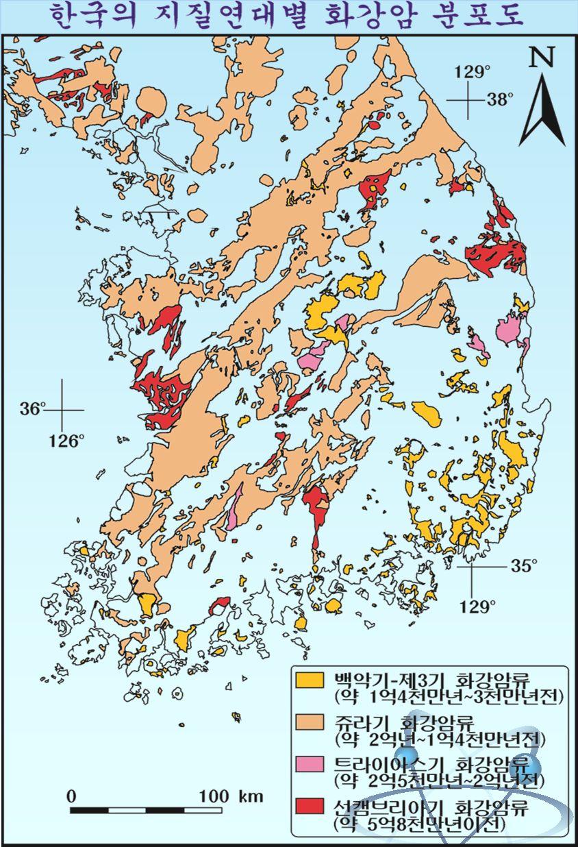 한국의자연방사선특징 한국은자연방사선배경준위가세계평균에비해상대적으로높다