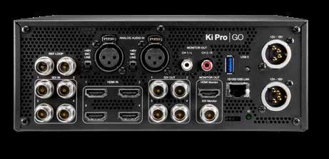 Ki Pro 멀티 - 채널레코더 & 4K/2K/HD 레코더및플레이어데크 Ki Pro GO 저비용, 고품질 H.264 레코딩 Ki Pro GO는동시에최대 4 채널의 HD 및 SD 영상을레코딩할수있는휴대용멀티채널 H.264 레코더및플레이어로저장장치는 USB 메모리를사용하며, 녹화안정성을위해이중레코딩이가능합니다.