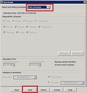 3. Disabled가선택취소되어있는지확인합니다. 4. Next를클릭합니다. 5. Select An Existing Dataset 목록상자에서 Citrix Xendesktop-User-Data를 선택합니다. 6. Next를클릭합니다. 7.