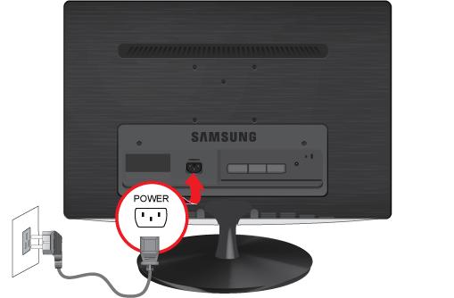 그래픽카드에서 DVI(< 디지털 >) 출력을사용할경우 DVI 케이블을사용하여제품의 [DVI IN ] 포트를 PC 의 DVI 포트에연결합니다. 디지털 (DVI) 전용모델만해당됩니다. 2.