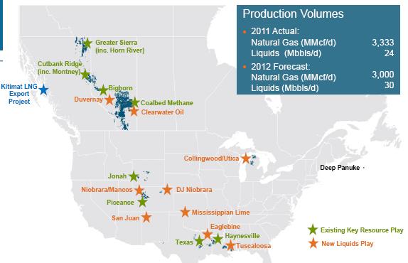III-5. 북미 shale gas 수입량증가로, 한국천연가스도입가격도낮아질 전망 : (1) LNG Canada 로부터연간 200 만톤수입 한국가스공사는, LNG Canada 사업에의해, 연간 240만톤 (2011년수입량 3,357만톤의 7.1%) 의 LNG를, 현재수입가격보다 33.3% 낮은 $10~12/mmbtu 에수입할가능성이있는것으로예상된다.