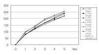 대한치과보존학회지 :Vol. 29, No. 5, 2004 Figure 7. Mean depth of demineralization (μm) - Days Figure 8. Mean depth of demineralization (μm) - Groups Ⅳ.