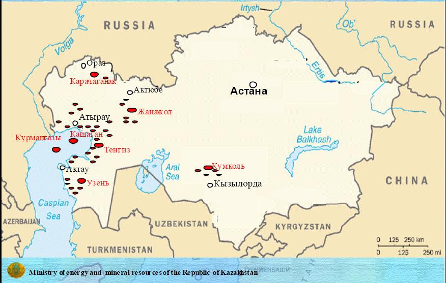 348 중동연구제 26 권 2 호 카자흐스탄에는 2005년말기준으로 172개의유전과 42개의콘덴세이트 (hydrocarbon condensate) 전이있는데, 80개이상이개발상태에있으며, 55개유전으로부터원유가생산되고있다. 10) 유전지대의총면적은 170만km2으로카자흐스탄전체면적의약 62% 에해당된다.