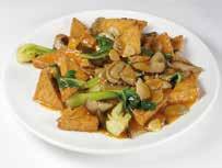 cabbages Tofu with mushrooms in chili oil Stir-fried mixed