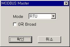 8.2. MODBUS Master 포트파라미터설정 + 프로세스정의필요다음그림은 MODBUS Master 포트를사용하는예입니다. ETOS 는 MODBUS Slave 장비와 RS232C 로연결되어있으며, MODBUS 프로토콜을사용합니다.