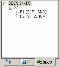 SECS 통신 <SOFTREV> 은아래처럼 ASCII 로최대 10 바이트를받아 ETOS 의 32 번지에저장합니다. 그림 10.