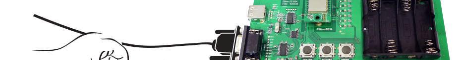 DC 전원어댑터를사용하지않고 USB 나 RS232포트의 9번핀또는배터리를이용하여전원을공급하는것도가능합니다.