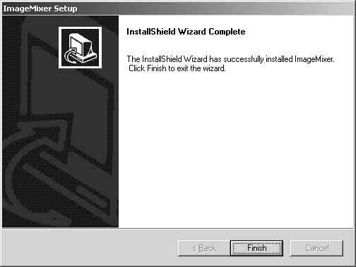 6 [InstallShield Wizard Complete] 대화상자가나타나면 [Finish] 를클릭합니다. 7 컴퓨터가재시작된다음 CD-ROM 드라이브에서 CD-ROM 을꺼냅니다. 주의점 DirectX 8.