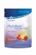 P h y t o B u r s t N u t r i t i o n a l C h e w s Real Food Technology PhytoBurst Nutritional Chews..*,, PhytoBurst Nutritional Chews.