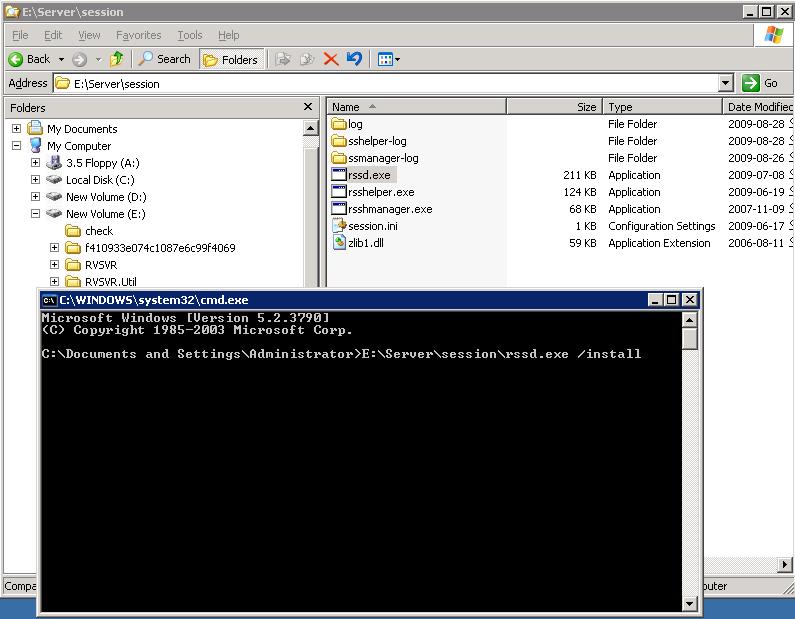 Step 5: Daemon Settings 서비스등록 I. vhub2.ini 설정세팅 II. vhub2exchanger.exe 를드레그 & 드랍한다음 /install 눌러서등록 III. vhub2helper.exe 를드레그 & 드랍한다음 /install 눌러서등록 IV.