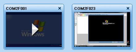 등록되어있는 PC 중모니터링할원격지 PC 화면을클릭시사용자는현재원격지 PC 의화면을볼수있다. 4.